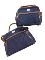 Kit Bolsas Maternidade Linha City Cor Jeans - Griff