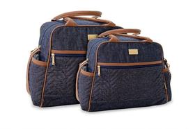 Kit Bolsas Maternidade Linha City Cor Jeans