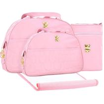Kit Bolsas Maternidade Mave Baby Luna Soft Rosa
