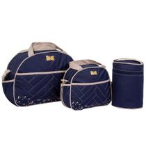 Kit Bolsas Maternidade Mave Baby Prime Azul Marinho