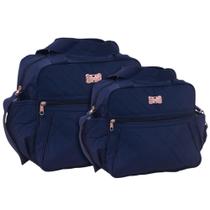 Kit Bolsas Maternidade Mave Baby Prime Azul Marinho Kit Bolsas Maternidade Mave Baby Prime Azul Marinho