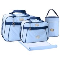 Kit Bolsas Maternidade Mave Baby Royal Azul Claro
