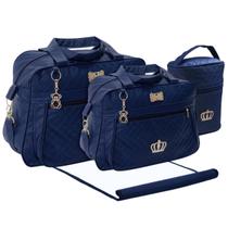 Kit Bolsas Maternidade Mave Baby Royal Azul Marinho
