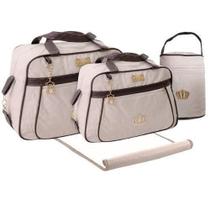 Kit Bolsas Maternidade Mave Baby Royal Bege