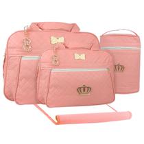Kit Bolsas Maternidade Mave Baby Royal Gold Kit Bolsas Maternidade Mave Baby Royal Gold