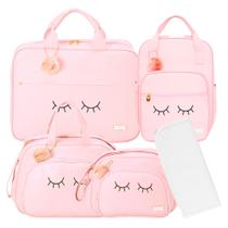 Kit Bolsas Maternidade Pirulitando Completo Chuva de Amor