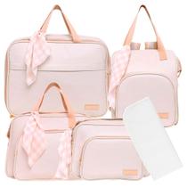 Kit Bolsas Maternidade Pirulitando Completo V2 Encanto Marfim