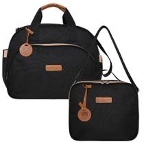 Kit Bolsas Maternidade Pirulitando G+F Essência Preta