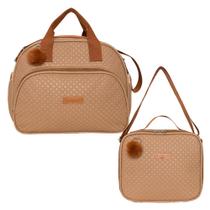 Kit Bolsas Maternidade Pirulitando G+F Leveza Amêndoa