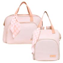 Kit Bolsas Maternidade Pirulitando G+M V2 Encanto Marfim