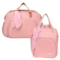 Kit Bolsas Maternidade Pirulitando G+M V2 Encanto Rosa Kit Bolsas Maternidade Pirulitando G+M V2 Encanto Rosa