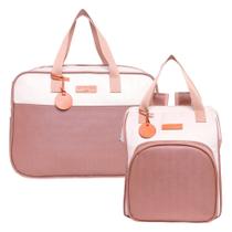 Kit Bolsas Maternidade Pirulitando G+M V2 Petit Caramelo Kit Bolsas Maternidade Pirulitando G+M V2 Petit Caramelo