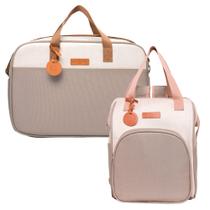 Kit Bolsas Maternidade Pirulitando G+M V2 Petit Cinza Kit Bolsas Maternidade Pirulitando G+M V2 Petit Cinza