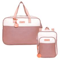 Kit Bolsas Maternidade Pirulitando G+MM Petit Caramelo