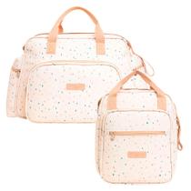 Kit Bolsas Maternidade Pirulitando G+P Confete Marfim
