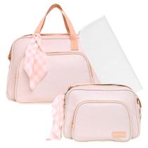 Kit Bolsas Maternidade Pirulitando G+P+T Encanto Marfim