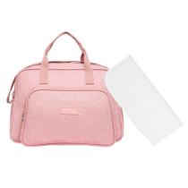 Kit Bolsas Maternidade Pirulitando G+T Bolinhas Rose