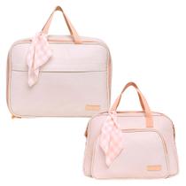 Kit Bolsas Maternidade Pirulitando GG+G Encanto Marfim