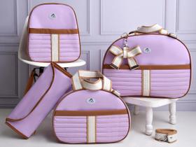 Kit Bolsas Saída Maternidade Bebê Menina Menino Com Mochila e Trocador