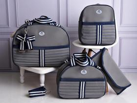 Kit Bolsas Saída Maternidade Bebê Menina Menino Com Mochila e Trocador Kit Bolsas Saída Maternidade Bebê Menina Menino Com Mochila e Trocador