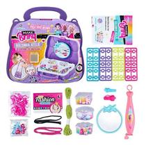 Kit Bolsinha Atelie Infantil Polibrinq MK50 Roxo Kit Bolsinha Atelie Infantil Polibrinq MK50 Roxo