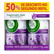 Kit bom ar freshmatic lavanda 2 unidades