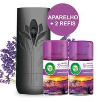 KIT BOM AR FRESHMATIC SPRAY APARELHO AUTOMÁTICO COM REFIL 250ml LAVANDA + 1 REFIL EXTRA KIT BOM AR FRESHMATIC SPRAY APARELHO AUTOMÁTICO COM REFIL 250ml LAVANDA + 1 REFIL EXTRA