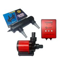Kit Bomba 6000 e UV 9w 220V Ocean Tech Aquario Lago Filtro
