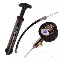 Kit Bomba Ar Dupla Acao com Calibrador Digital Kit Bomba Ar Dupla Acao com Calibrador Digital