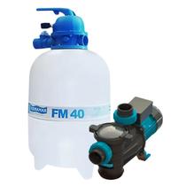 Kit Bomba BMCP-50 Filtro FM-40 Sodramar Piscinas Até 50.000L