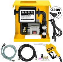 Kit Bomba de Abastecimento 220V Diesel 550W Portátil com Pistola e Suporte The Black Tools