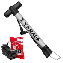Kit Bomba De Ar Bicicleta Pneu Bike + Câmara De Ar Aro 29 Kenda 29x1.9/2.125 Schrader 48mm MTB