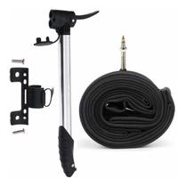 Kit Bomba De Ar Bico Fino E Grosso + Câmara De Ar Bico Fino