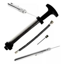 Kit Bomba de Ar Dupla Acao com Calibrador Caneta