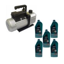Kit Bomba de Vácuo 6CFM Friven + 5 Óleos Lubrificante Sayko 1L
