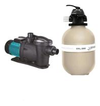 Kit Bomba E Filtro Piscina Até 32 Mil Litros 13cv lepono