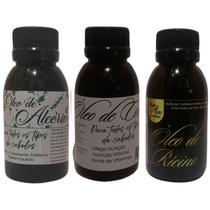 Kit Bomba Óleo Alecrim + Coco + Ricino 60ml - Style