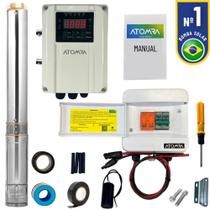 Kit Bomba Solar 1100w 1.5 CV Para Poço Alta Vazão Até 100m Kit Bomba Solar 1100w 1.5 CV Para Poço Alta Vazão Até 100m