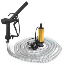 Kit Bomba Submersível Óleo Diesel e Água Fundamentum 12V com Ponteira e Mangueira 5m Kit Bomba Submersível Óleo Diesel e Água Fundamentum 12V com Ponteira e Mangueira 5m