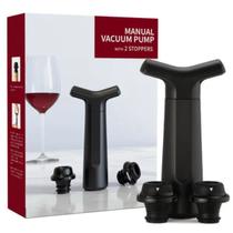 Kit Bomba Tira Ar para Garrafa com 4 Tampas VIKTWA