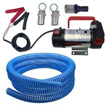 Kit Bomba Transferência/Abastecimento Diesel 12V 40 LPM LUB-40 + Mangueira 6 m - LUMAGI / HIMAFLEX