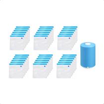 Kit Bomba Vácuo E 36 Sacos Para Conserva Alimentos Hermético Kit Bomba Vácuo E 36 Sacos Para Conserva Alimentos Hermético