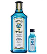 Kit Bombay Sapphire 750ml + Miniatura Bombay Sapphire 50ml