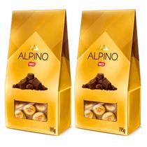 Kit Bombom Chocolate Bag Alpino Ao Leite NESTLÉ 2cx 195g cada