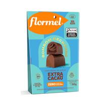 Kit Bombom De Chocolate Com Creme De Avelã Extra Cacau Zero Açúcar - Flormel 3 Caixas 60g Kit Bombom De Chocolate Com Creme De Avelã Extra Cacau Zero Açúcar - Flormel 3 Caixas 60g