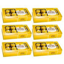 Kit Bombom Ferrero Rocher T8 - 6 Caixas C/ 8 Chocolates Cada