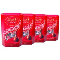 Kit Bombons De Chocolate Suiço 4 Caixas De 75G- Lindor