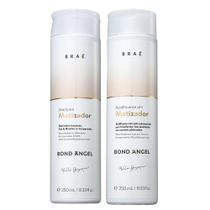 Kit Bond Angel Braé Shampoo Matizador E Máscara Acidificante Ph 2x250ml