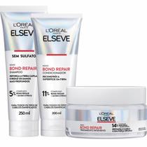 Kit Bond Repair Elseve Shampoo + Condicionador + Creme de Tratamento Kit Bond Repair Elseve Shampoo + Condicionador + Creme de Tratamento