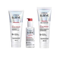 Kit Bond Repair LOréal Paris Elseve - Shampoo + Condicionador + Leave-In
